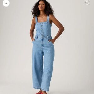 Levi's Women's Sky Blue Denim Overalls